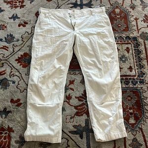 White carhartt pants worn once and got left in my closet